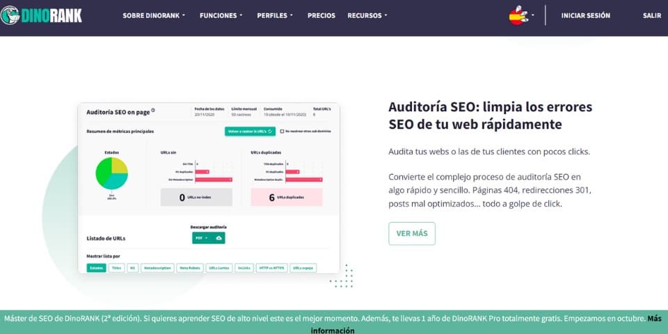 AUDITORIA SEO CON DINORANK